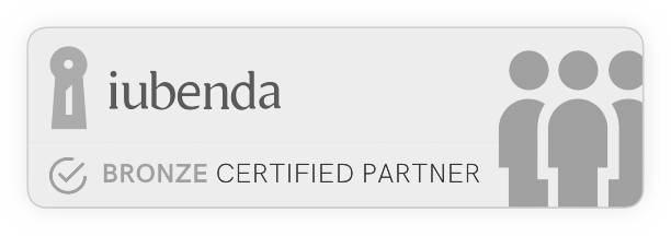 iubenda Certified Bronze Partner